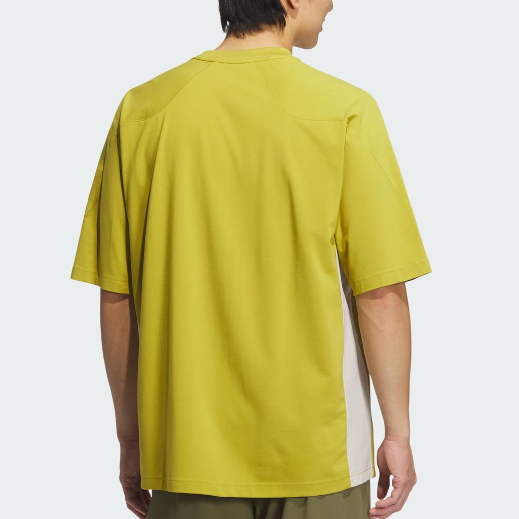 Adidas City Escape Cool Round Neck Pullover Short Sleeve T-Shirt Men T-Shirts Pulse-Olive-Green JZ8429