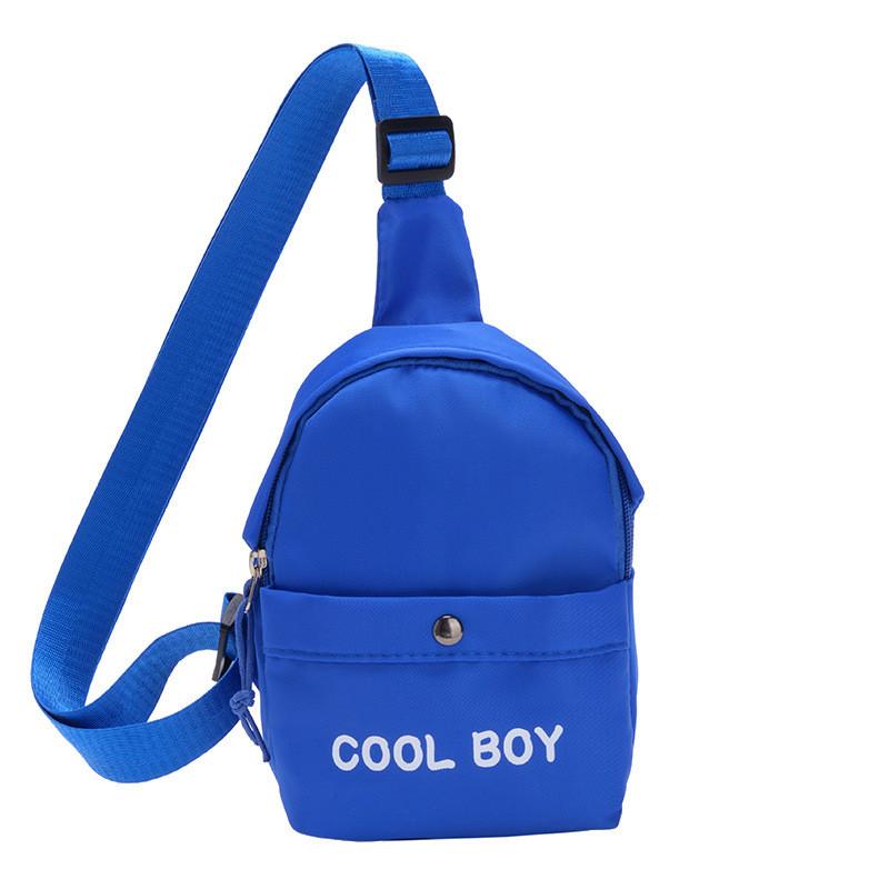 

Stylish Simple Korean Children Backpack Large Capacity Cute Animal Print Bag синій