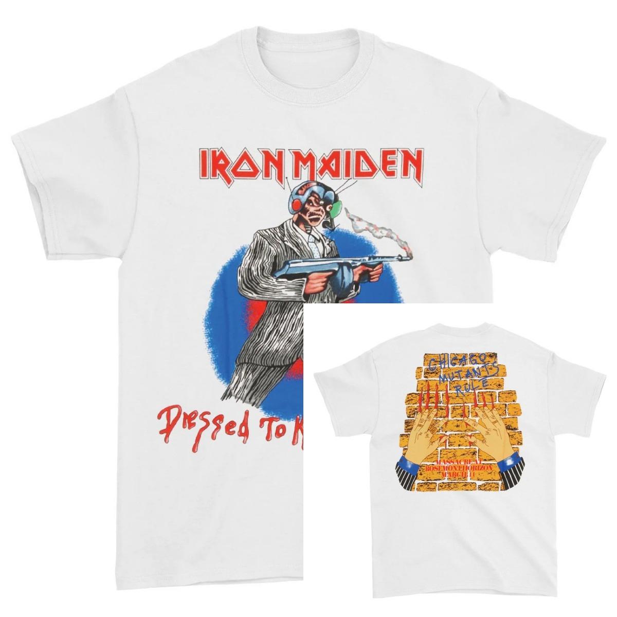 

Iron Maiden Chicago Mutants T-shirt Size S-4XL High-end Luxury Is for Both Men and Women Top Y2k 4XL