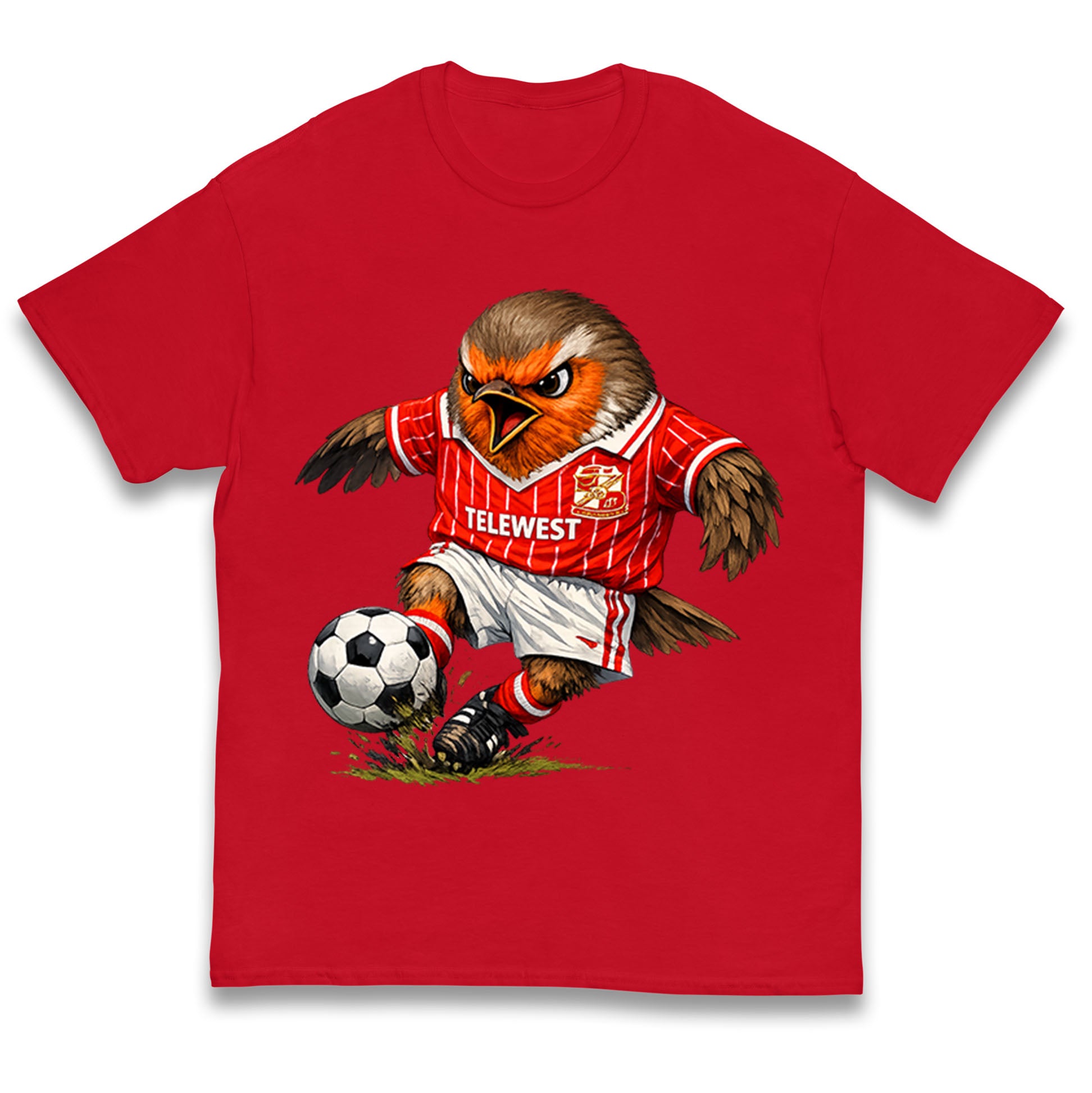 Retro Swindon Town Kids T Shirt 130