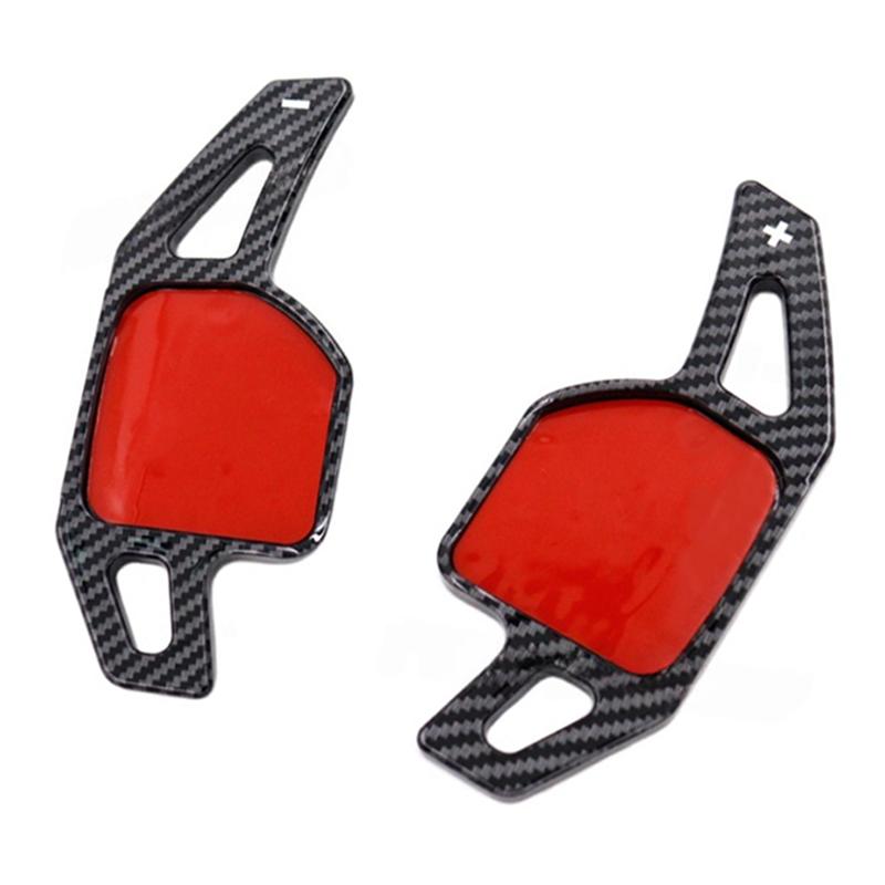 L10A 2Pcs Car ABS Steering Wheel Paddle Accessories Gear Shift Paddles For  A3 A4L A5 A6L A7 A8 S3 S5 SQ5 RS3 R8 Q3 Q5 Q7