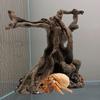 Hermit Crab Climbing Toy Resin Tree Trunk Ornament Aquarium Decoration For Reptile Lizard Newt Hermit Crab