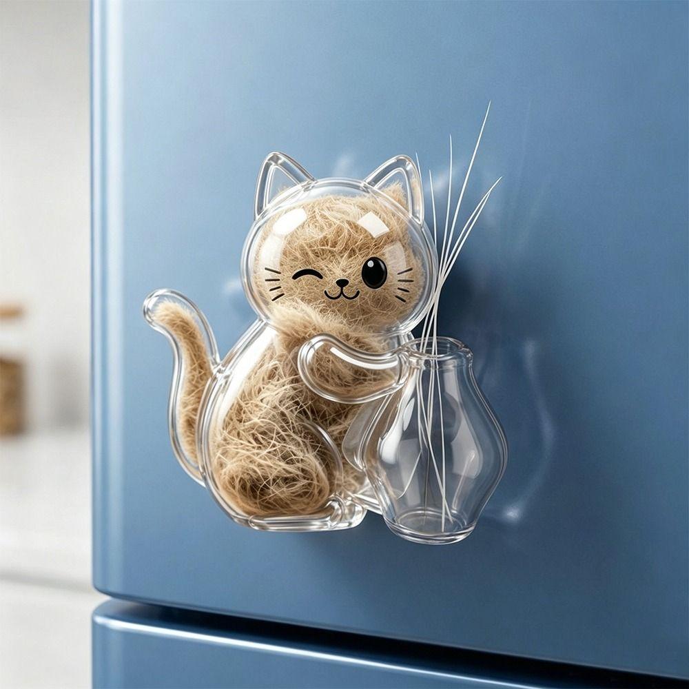Transparent Pet Memorial Fridge Magnet Magnetic Magnetic Storage Magnet  Pet Memorial