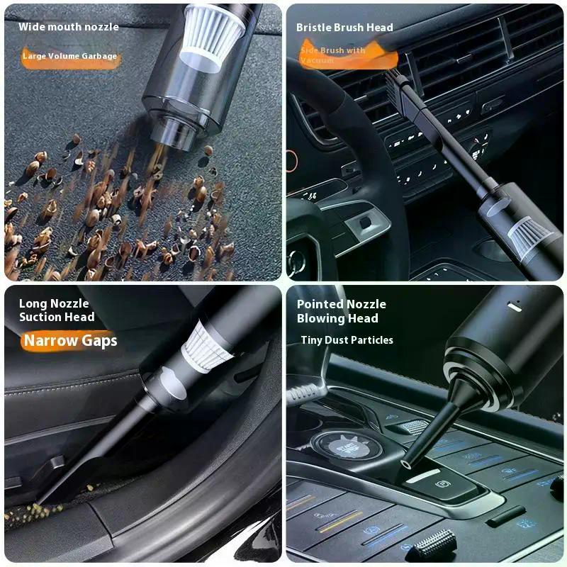 Cordless Vacuum Cleaner High-power Dual-purpose For Suction And Blowing Suitable For Car And Household Dust Removal