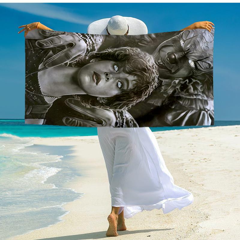 1pc Pennywise1 Beach Towel, Comfortable and Thick, and Swimming/Bath/Picnic/Camping Towel, Suitable for Seaside Beaches