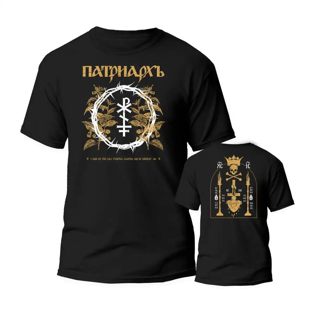 2025 Patriarkh Graphic Cotton T Shirt Women Summer Short Sleeve Men T-shirt Fashion Brand Luxury Casual Vintage Retro Daily Tee