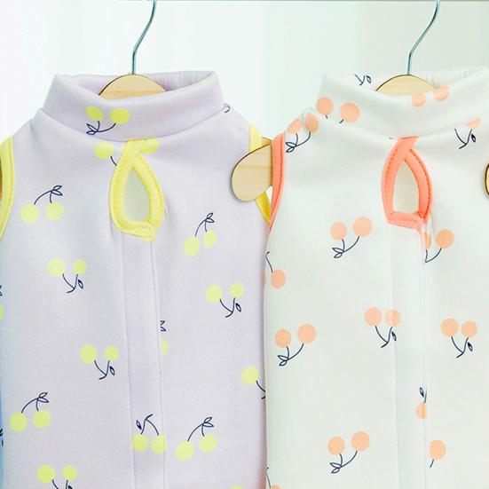 Yousheng Pet Surgery Recovery Suit Cute Pattern Prevent Bite/Lick Milk Fiber Fabric Thicken Pet Dog Cat Neutering Suit for Home