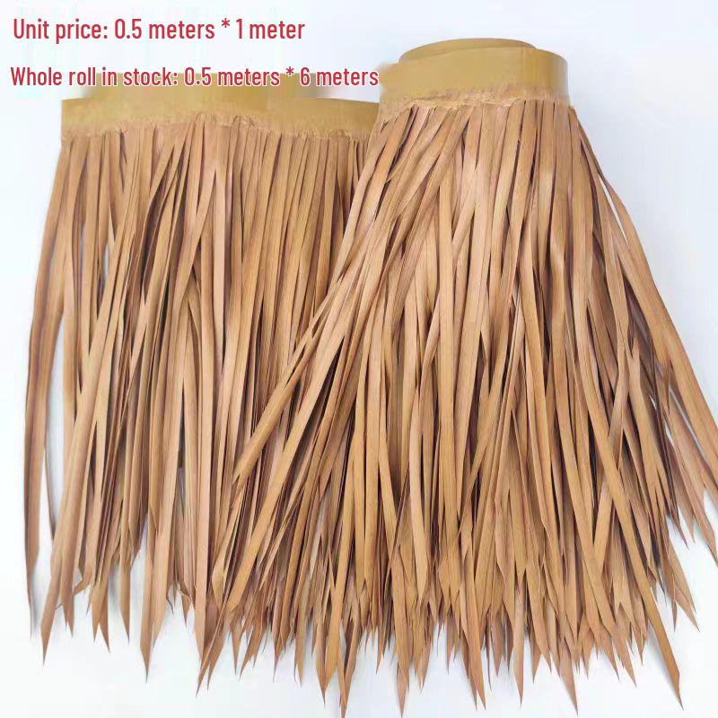 Simulated Fur Thatched Roof Roll for Gazebos and Houses