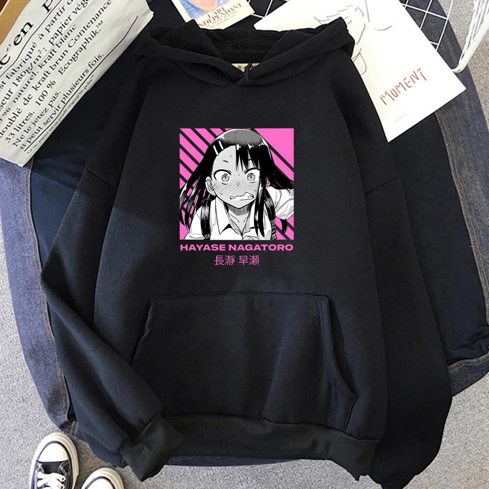 

Толстовка с капюшоном в стиле аниме Hayase Nagatoro Eyes Don t Toy with Me, эстетичная одежда, осенняя мужская/женская модная одежда, толстовки с каваи-графикой, мужские S