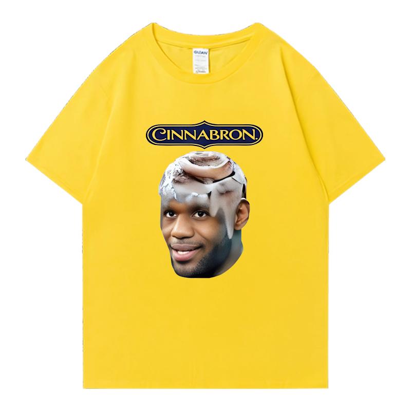 

2025 Summer Fashion Cinnabron Graphics Funny Printed Oversized t-shirt Cotton Men Women short sleeve t-shirts Unisex clothing 4XL