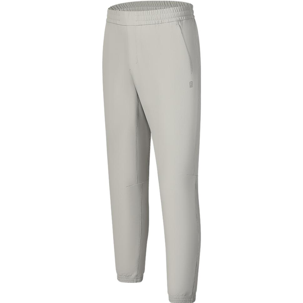 Fila 2023 Autumn New Knit Long Pants Fashion Slim Fit Tapered Sports Pants Men Bottoms Light-Industrial-Brown A11M341805F-BG