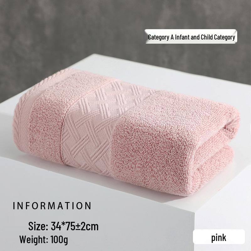Thickened Soft Absorbent Cotton-Poly Face Towel - Gift for Home Use