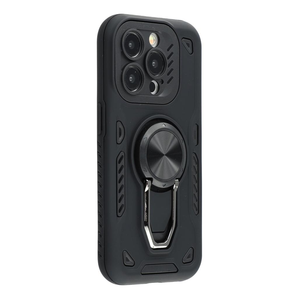 For iPhone 14 Pro Case with Kickstand Shockproof TPU+PC Phone Back Cover