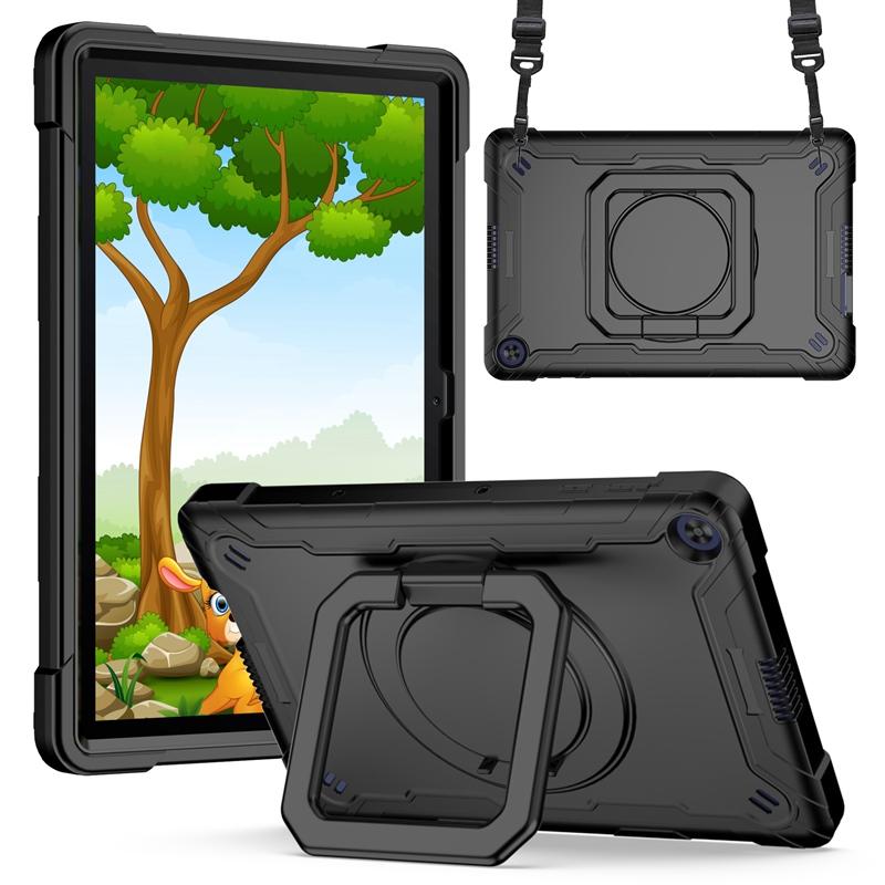 Tablet Fällen Abdeckung Für Huawei MatePad T10S 10,1 "AGS3-L09 AGS3-W09 Hand Ring Ständer Kinder Fall Für Huawei MatePad T10 9,7" AGR-L09 / W09 Fundas