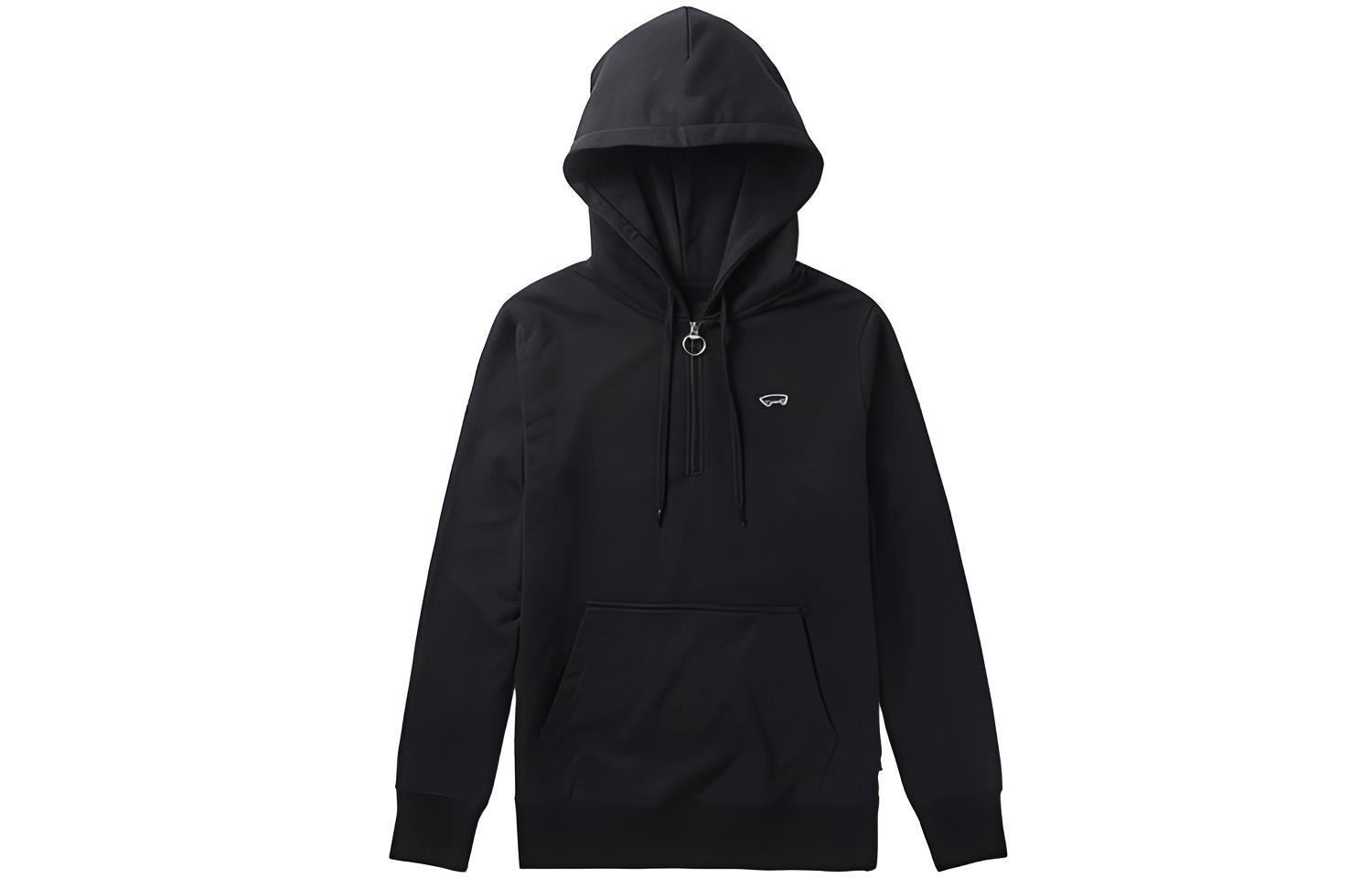 Vans Sweatshirts Men s Black Hooded Moderate Regular VN0A3QTNBLK S