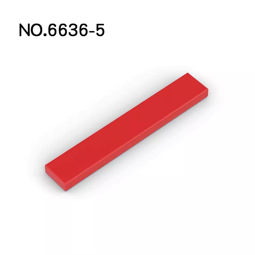 20 Stück MOC Teile 6636 Fliese 1 x 6 mit Nut Kompatible Steine DIY Zusammenbau Bausteine Partikel Kinder Puzzle Gehirnspielzeug Geschenk