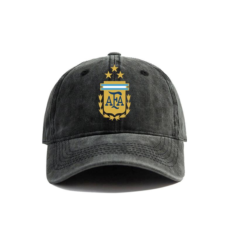 Argentina Baseball Cap Summer Distressed Dad Argentina 3 Stars Hats Unisex Outdoor Adjustable Cotton Caps