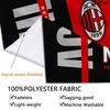 Custom Name Ac Milan Wall Tapestry Aesthetic Wall Hanging Printed Fabric Blanket Decorative Tapestries for Bedroom Living Room Home Decor