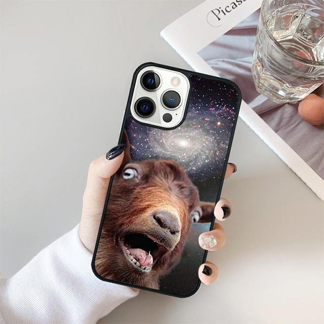 Cute Baby Pygmy Goat Phone Case Cover For iPhone 17 Air 15 16e 14 13 12 Pro Max 11 Pro Max Plus Coque Shell