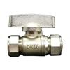 Brass Nickelage DN15 DN20 Male/Female Thread Ball Valve 1216/1418/1620/2025/2632 Pex Pipe Fitting Aluminum Plastic Pipe Fittings