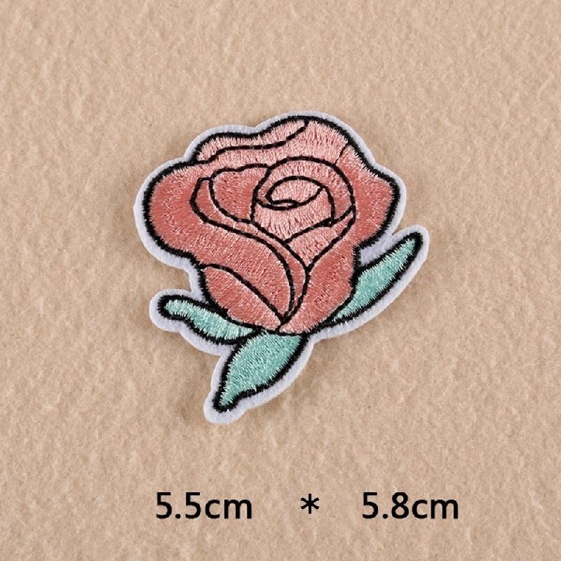 New 8Pcs/Set DIY Embroidery Patch Cartoon Pattern Design for Clothes Sticker