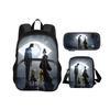 Helicopter Spacious lightweight double-layer Rucksack with new mechanical printing the best gift for Boys Plus Girls schools