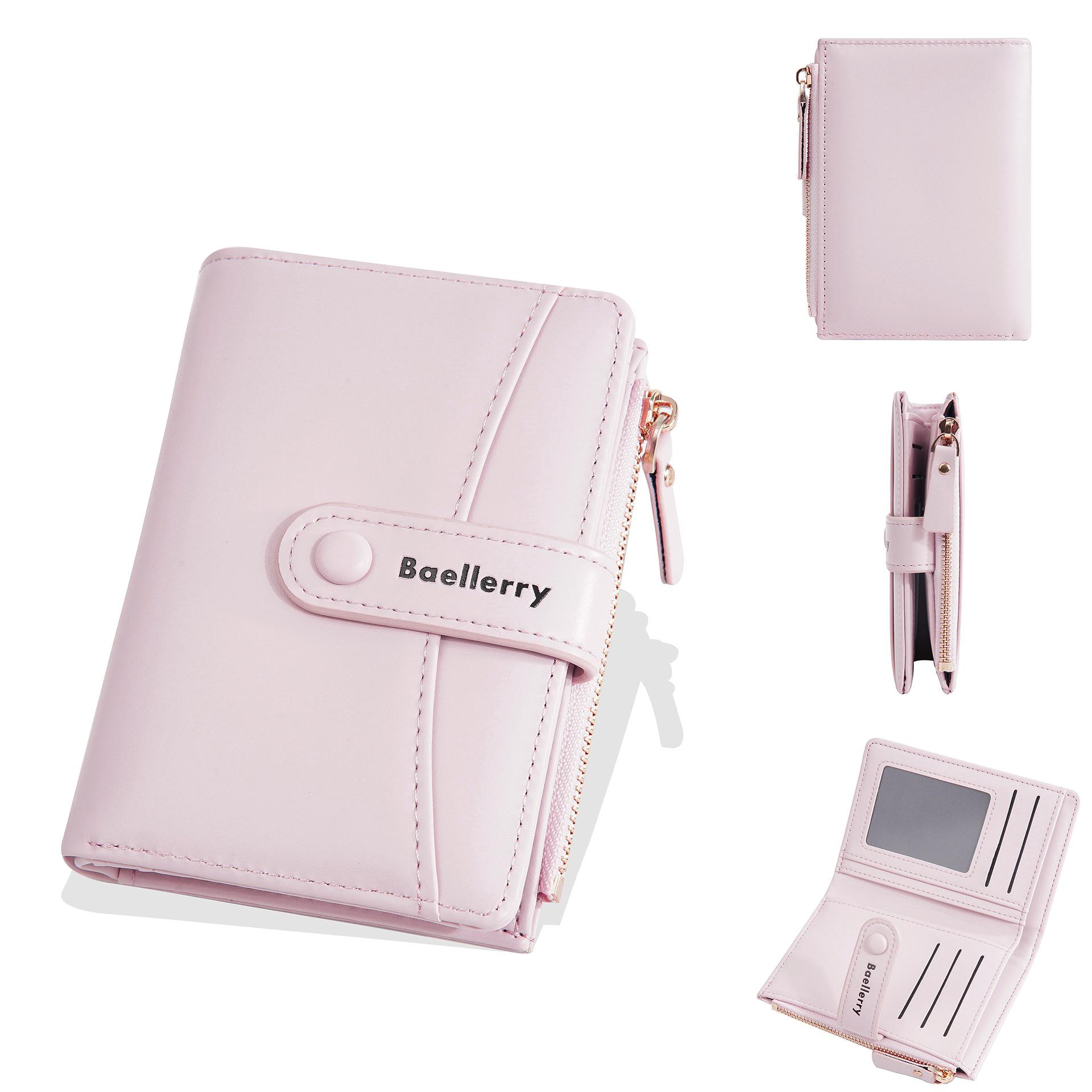 Новый женский кошелек ins женский высококачественный студенческий короткий кошелек кошелек для мелочи модный pu кошелек для карт кошелек женщина