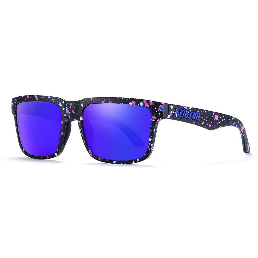 2026 New KDEAM Brand Colorful Square Polarized Sunglasses For Men Women Fashion Shades 3D Logo Fishing Driving Eyewear With Case