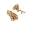 Tone Kundan & Pearls Bridal Choker Necklace Set For Women
