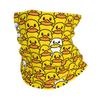 Rubber Cartoon Ducks Bandana Neck Warmer Unisex Hiking Camping Tube Mask Scarf Cute Yellow Ducks Motorcycle Gaiter Face Cover