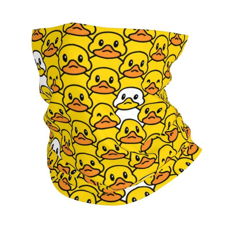Rubber Cartoon Ducks Bandana Neck Warmer Unisex Hiking Camping Tube Mask Scarf Cute Yellow Ducks Motorcycle Gaiter Face Cover
