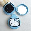 Cute KT Cat Mini Air Cushion Travel Comb for Girls - Portable Cartoon Massage Brush