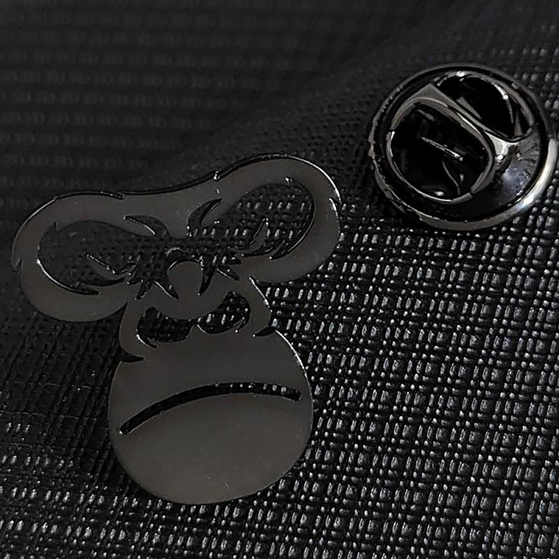 

Classic Fairy Tale Gorilla Brooch Cufflinks Cartoon Fantasy Style Personalized Hollow Design Business Dinner Clothing Accessories 14k