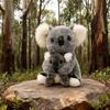 28cm Mother And Child Koalas Plush Toys Exquisite Realistic Simulation Animal Dolls Cute Desktop Decorative Item Gift For Friend