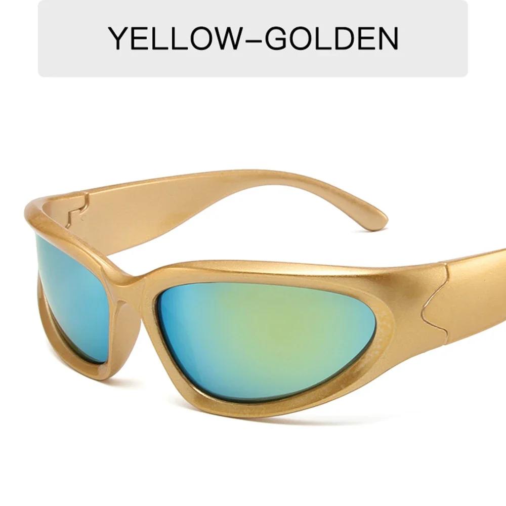 Steampunk Goggles Women Sunglasses Punk UV400 Protection Colorful Shades Eyewear for Lady Rideing Fashion Sun Glasses
