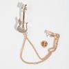 Punk Metal Guitar Chain Tie for Music Lovers and Fashion Enthusiasts Adjustable Pre Tied Necktie for Concerts Parties