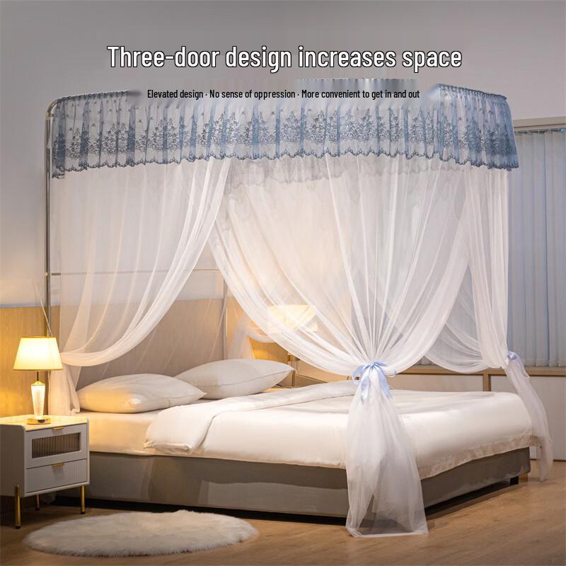 Palace Style U-shaped Rail Mosquito Net 150x200cm