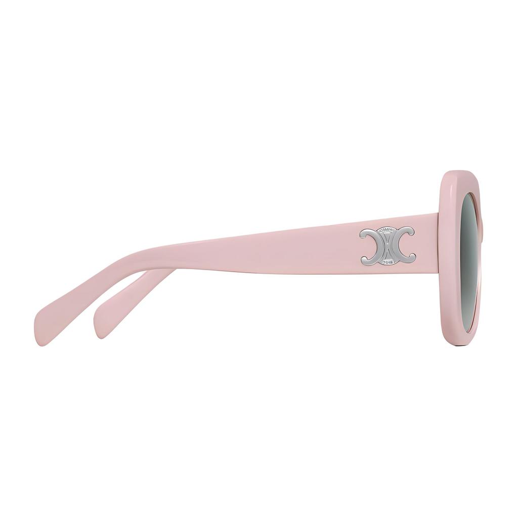 Celine Double C Logo Irregular Frame Sunglasses Unisex Sunglasses Pink CONF-4S226CPLB-24PP