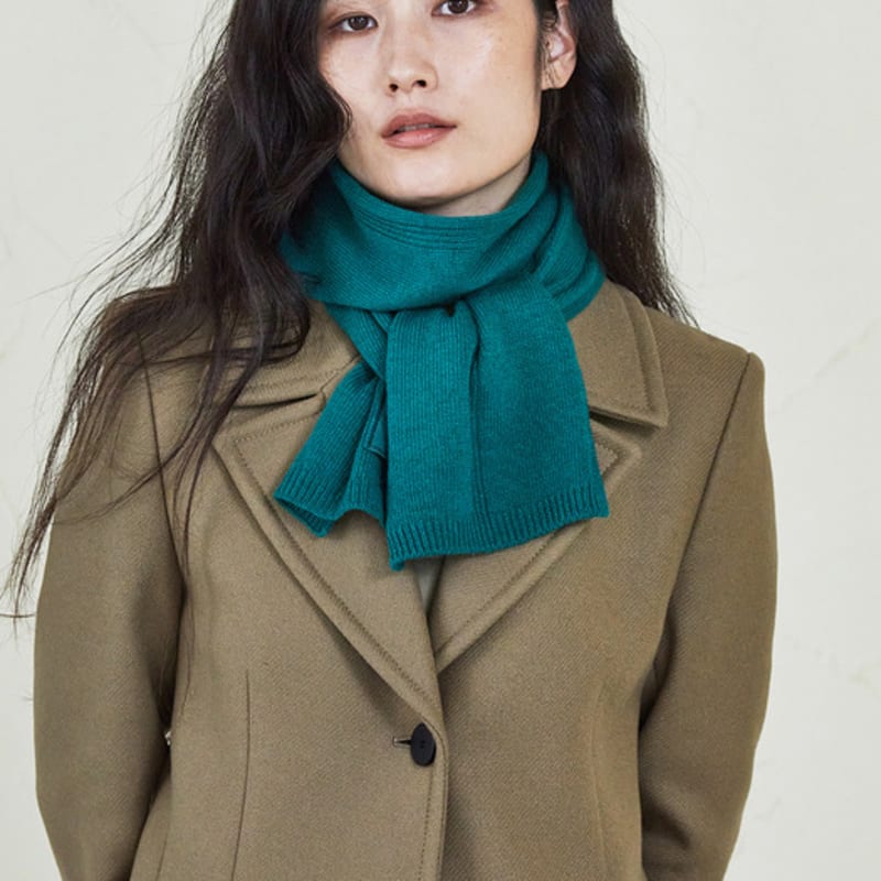 ANA MAISON Green Cashmere Daily Muffler [KMM-GREEN]