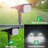 20-led Solar Spotlight Waterproof Rotatable Landscape Light Outdoor Garden Wall Lamp