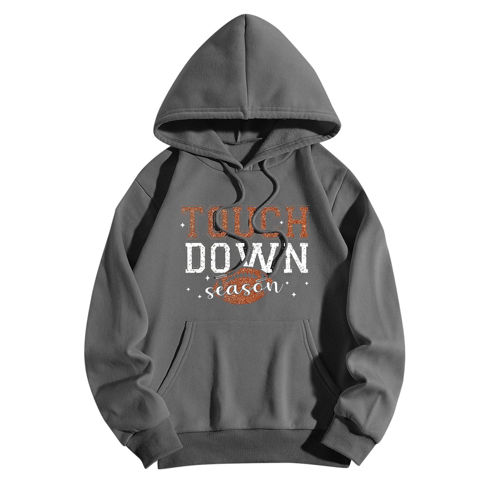 Толстовки для девочек-подростков с длинным рукавом и принтом букв повседневные графические толстовки с капюшоном пуловер с завязками симпатичная толстовка большого размера XXXL 1743₽