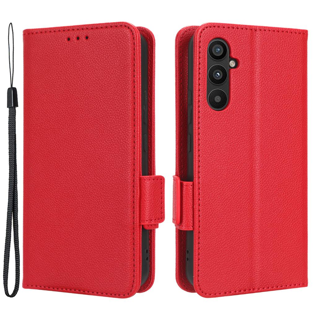 Cell Phone Case for Samsung Galaxy A34 5G,Litchi Texture Shockproof Flip Leather Phone Cover with Wallet Stand