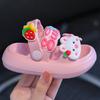 Girls Sandals Children Summer Baby Indoor Soft Bottom Infant Anti-slip Rabbit Slippers Boys Soft Bottom Sandal Slippers