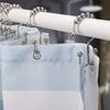 Duschvorhanghaken Doppelseitig Badezimmervorhang Metallhaken Ringe für Badezimmer Duschstange Vorhänge