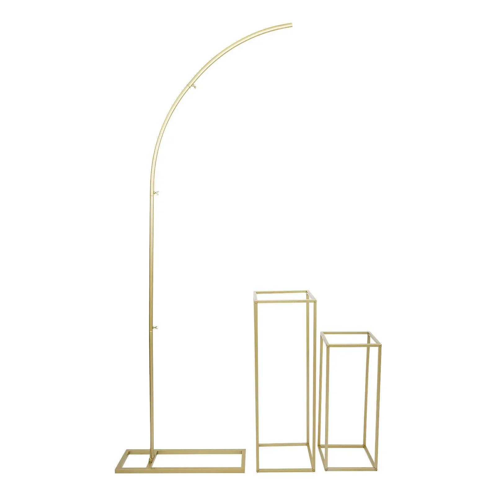 Арка-фон с 2 подставками для цветов и подставкой для арки из воздушных шаров для свадебных вечеринок и оформления мероприятий, набор для арки из воздушных шаров M