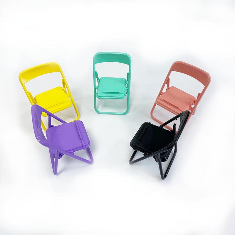 Macaron Style Phone Stand - Foldable, Convenient Desktop Holder