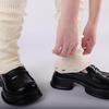 Harajuku Y2K Women Leg Warmer Distressed Ripped Ribbed Knit Stretchy Long Socks