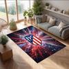 Atletico Madrid Printed Flannel Area Rug Non Slip Soft Polyester Floor Carpet Indoor Decor Mat for Bedroom Living Room Sofa Game Room Home Decoration