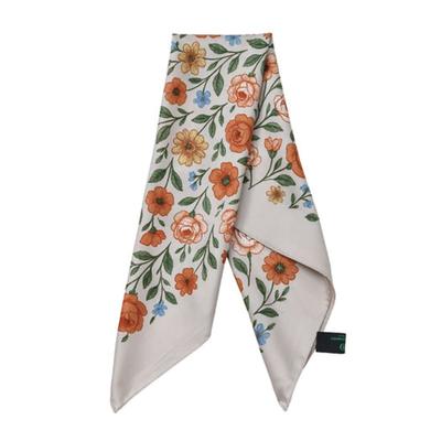 DOYOUKNOWMC ALL SEASON Peony Print Beige Petite Scarf