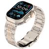 For Compatible Titanium S11 Ultra3 Pure Titanium Alloy Watch Strap with Fake Five Beads Folding Buckle